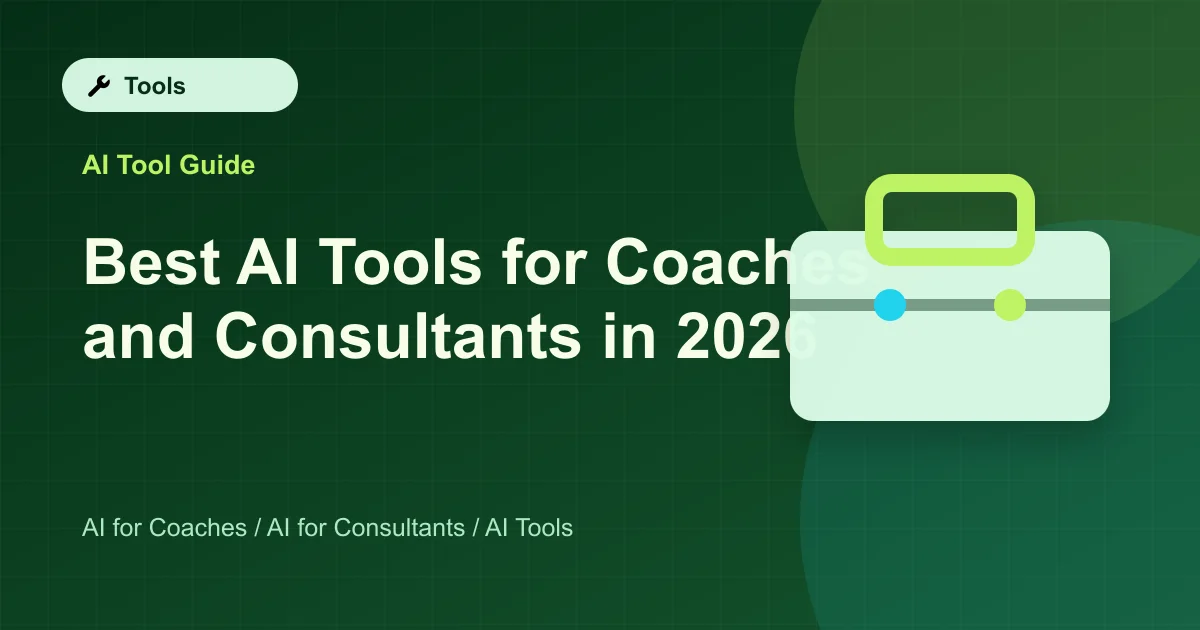 Best AI Tools for Coaches and Consultants in 2026 featured image