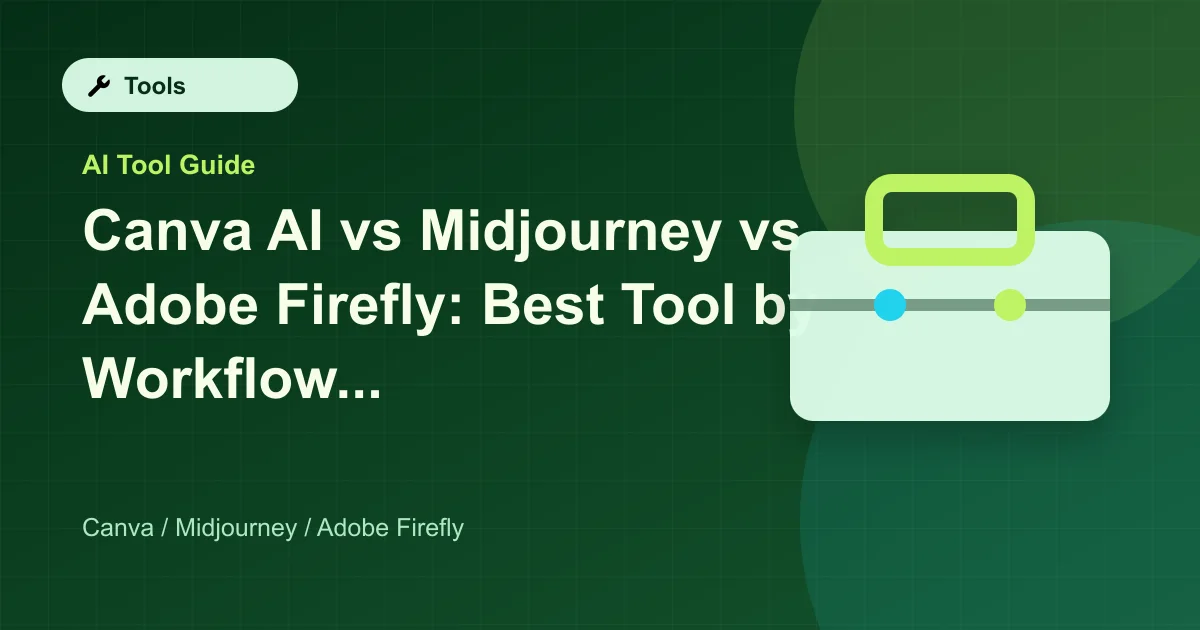 Canva AI vs Midjourney vs Adobe Firefly: Best Tool by Workflow featured image