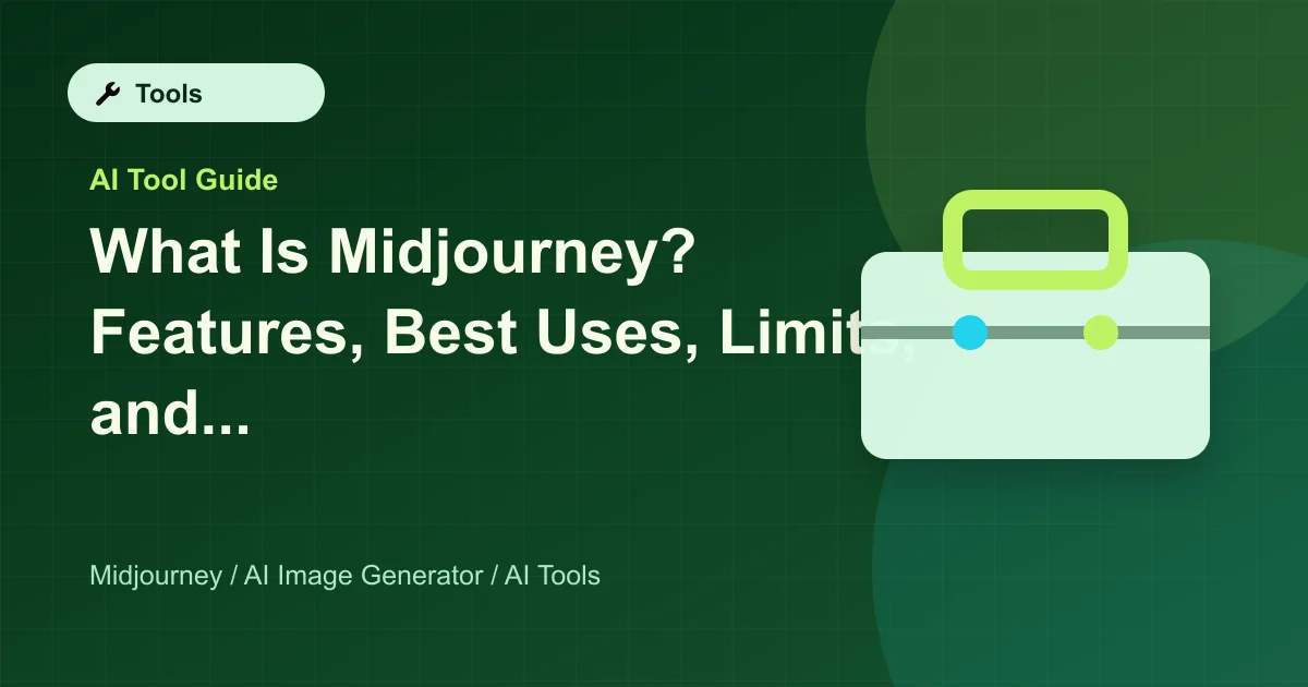 What Is Midjourney? Features, Best Uses, Limits, and Who It Helps featured image