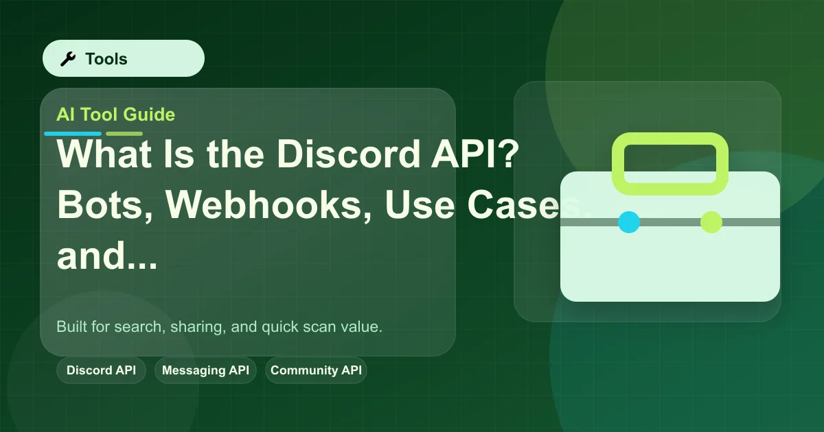 What Is the Discord API? Bots, Webhooks, Use Cases, and Limits featured image
