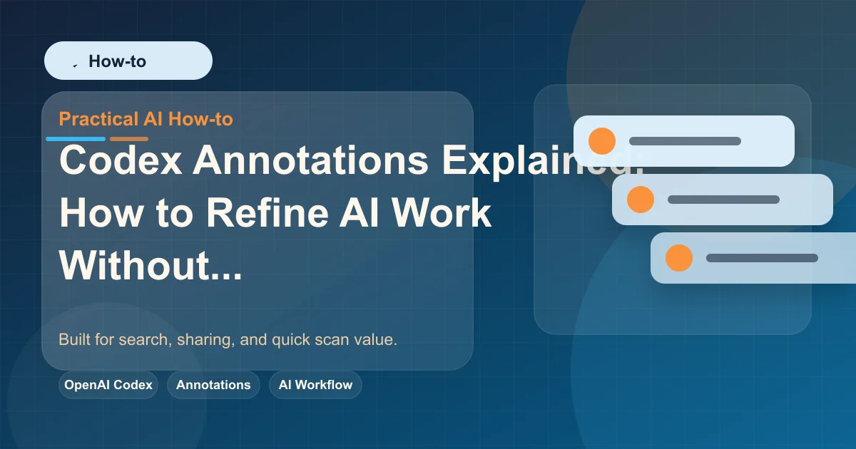 Codex Annotations Explained: How to Refine AI Work Without Starting Over featured image