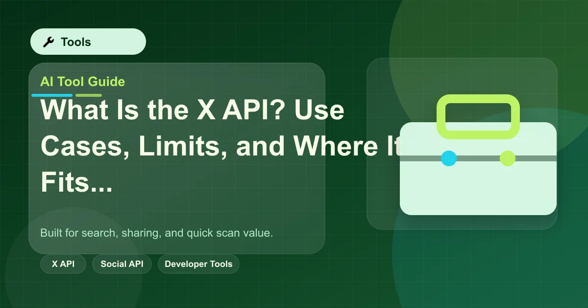What Is the X API? Use Cases, Limits, and Where It Fits featured image