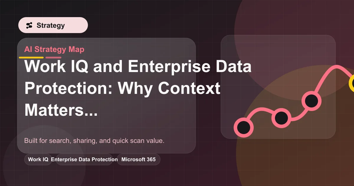 Work IQ and Enterprise Data Protection: Why Context Matters for AI at Work featured image